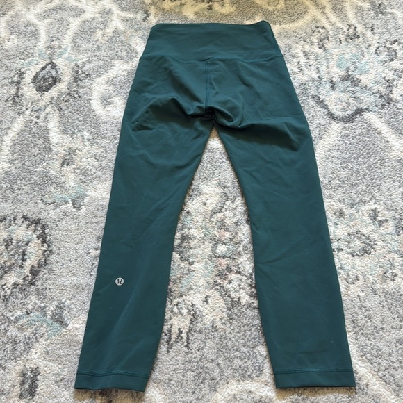 Lululemon Wunder Train High-Rise Crop 23" in Storm Teal - Picture 4 of 9